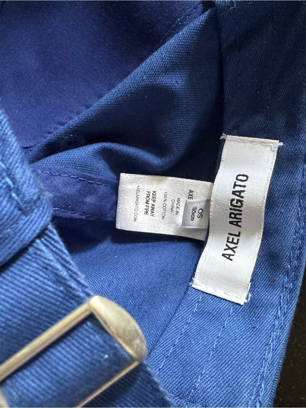 Axel Arigato Navy Blue Cap - Picture 3 of 3